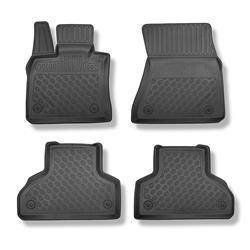 Tapis de sol en TPE pour BMW X6 E71 SAC (06.2008-10.2014) - tapis de voiture - noir - Aristar - Cool liner - sans la troisième rangée de sièges