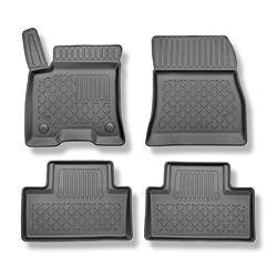 Tapis de sol en TPE pour Mercedes-Benz EQB X243 SUV (12.2021-....) - tapis de voiture - noir - Aristar - Guardliner