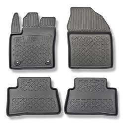 Tapis de sol en TPE pour Toyota C-HR I, II SUV (01.2017-....) - tapis de voiture - noir - Aristar - Guardliner - aussi pour la version hybride