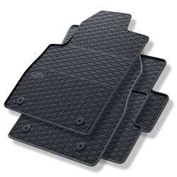 Tapis de sol en caoutchouc pour Chevrolet Cruze (2008-2014) - tapis de voiture - noir - Geyer & Hosaja - 801/4C