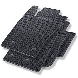 Tapis de sol en caoutchouc pour Fiat Tipo (2016-....) - tapis de voiture - noir - Geyer & Hosaja - 882/4C