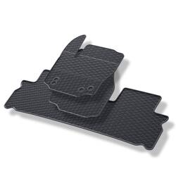 Tapis de sol en caoutchouc pour Ford S-Max I (2006-2015) - tapis de voiture - noir - Geyer & Hosaja - 865/3C