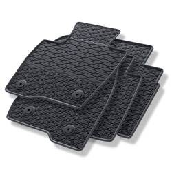 Tapis de sol en caoutchouc pour Ford S-Max II (2015-2023) - tapis de voiture - noir - Geyer & Hosaja - 876/4C