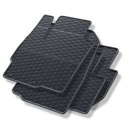 Tapis de sol en caoutchouc pour Mitsubishi Outlander III (2012-2022) - tapis de voiture - noir - Geyer & Hosaja - 856/4C