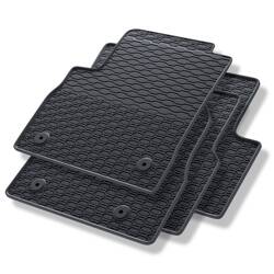 Tapis de sol en caoutchouc pour Opel Astra K (2015-2022) - tapis de voiture - noir - Geyer & Hosaja - 869/4C