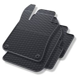 Tapis de sol en caoutchouc pour Peugeot 308 II (2013-2021) - tapis de voiture - noir - Geyer & Hosaja - 858/4C