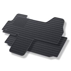 Tapis de sol en caoutchouc pour Peugeot Boxer II (2006-2014) - tapis de voiture - noir - Geyer & Hosaja - 847/2C