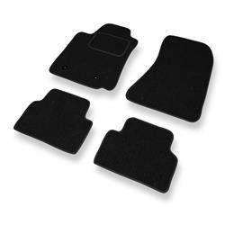 Tapis de sol feutre pour Alfa Romeo 159 I (2005-2011) - tapis de voiture - noir - DGS Autodywan