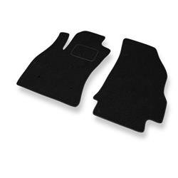 Tapis de sol feutre pour Fiat Doblo II (2009-2016) - tapis de voiture - noir - DGS Autodywan