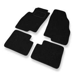 Tapis de sol feutre pour Fiat Linea (2007-2013) - tapis de voiture - noir - DGS Autodywan