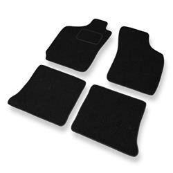 Tapis de sol feutre pour Fiat Palio (1996-2004) - tapis de voiture - noir - DGS Autodywan