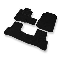 Tapis de sol feutre pour Honda CR-V III (2007-2012) - tapis de voiture - noir - DGS Autodywan