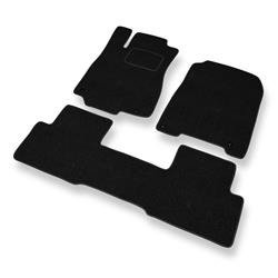 Tapis de sol feutre pour Honda CR-V IV (2012-2018) - tapis de voiture - noir - DGS Autodywan