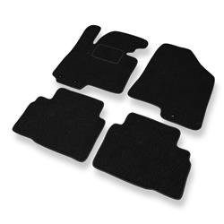 Tapis de sol feutre pour Hyundai ix35 (2010-2015) - tapis de voiture - noir - DGS Autodywan