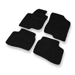 Tapis de sol feutre pour Kia Ceed I (2006-2012) - tapis de voiture - noir - DGS Autodywan