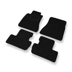 Tapis de sol feutre pour Lexus IS II XE20 (2005-2012) - tapis de voiture - noir - DGS Autodywan