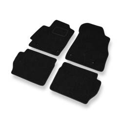 Tapis de sol feutre pour Mazda 2 III (2007-2014) - tapis de voiture - noir - DGS Autodywan