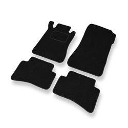 Tapis de sol feutre pour Mercedes-Benz Classe C W203 (2000-2007) - tapis de voiture - noir - DGS Autodywan