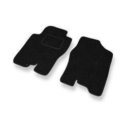 Tapis de sol feutre pour Nissan Navara D40 (2005-2014) - tapis de voiture - noir - DGS Autodywan