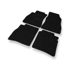 Tapis de sol feutre pour Nissan Pulsar (2014-2018) - tapis de voiture - noir - DGS Autodywan