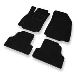 Tapis de sol feutre pour Opel Mokka (2012-2019) - tapis de voiture - noir - DGS Autodywan