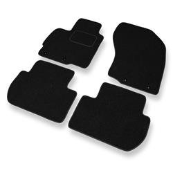 Tapis de sol feutre pour Peugeot 4007 (2007-2012) - tapis de voiture - noir - DGS Autodywan