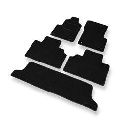 Tapis de sol feutre pour Renault Espace III (1996-2002) - tapis de voiture - noir - DGS Autodywan