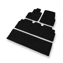 Tapis de sol feutre pour Renault Espace IV (2002-2014) - tapis de voiture - noir - DGS Autodywan