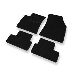 Tapis de sol feutre pour Renault Megane IV (2016-....) - tapis de voiture - noir - DGS Autodywan