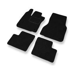 Tapis de sol feutre pour Renault Twingo III (2014-2018) - tapis de voiture - noir - DGS Autodywan