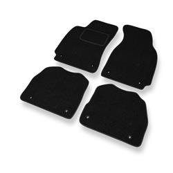 Tapis de sol feutre pour Skoda Superb I (2001-2008) - tapis de voiture - noir - DGS Autodywan