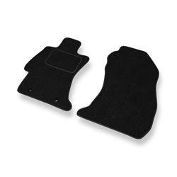 Tapis de sol feutre pour Subaru XV (2012-2017) - tapis de voiture - noir - DGS Autodywan