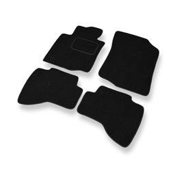 Tapis de sol feutre pour Toyota Aygo I (2005-2014) - tapis de voiture - noir - DGS Autodywan