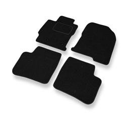 Tapis de sol feutre pour Toyota Prius II (2002-2009) - tapis de voiture - noir - DGS Autodywan