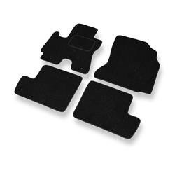 Tapis de sol feutre pour Toyota RAV4 II (2000-2005) - tapis de voiture - noir - DGS Autodywan