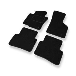 Tapis de sol feutre pour Volkswagen Passat B6 (2005-2010) - tapis de voiture - noir - DGS Autodywan