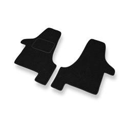 Tapis de sol feutre pour Volkswagen Transporter T5 (2003-2015) - tapis de voiture - noir - DGS Autodywan