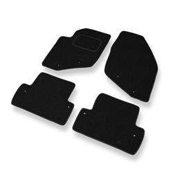 Tapis de sol feutre pour Volvo S60 I (2000-2009) - tapis de voiture - noir - DGS Autodywan