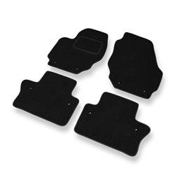 Tapis de sol feutre pour Volvo S80 II (2006-2016) - tapis de voiture - noir - DGS Autodywan