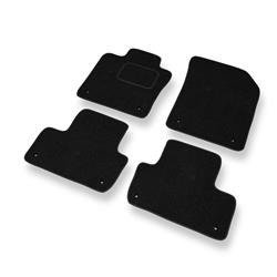 Tapis de sol feutre pour Volvo XC60 II (2017-....) - tapis de voiture - noir - DGS Autodywan