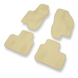 Tapis de sol velours pour Alfa Romeo 156 I (1997-2003) - Premium tapis de voiture - beige - DGS Autodywan