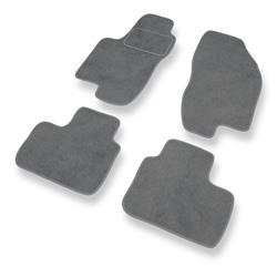 Tapis de sol velours pour Alfa Romeo 156 I (1997-2003) - Premium tapis de voiture - gris - DGS Autodywan