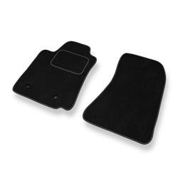 Tapis de sol velours pour Alfa Romeo 159 I (2005-2011) - Premium tapis de voiture - noir - DGS Autodywan