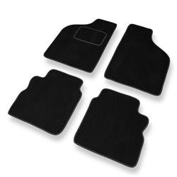 Tapis de sol velours pour Alfa Romeo 33 II (1990-1995) - Premium tapis de voiture - noir - DGS Autodywan