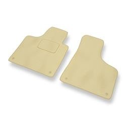 Tapis de sol velours pour Audi A3 II 8P (2003-2012) - Premium tapis de voiture - beige - DGS Autodywan