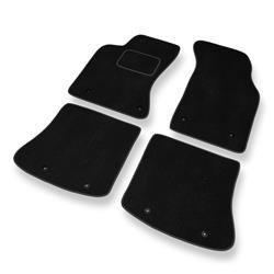 Tapis de sol velours pour Audi A4 I B5 (1994-2001) - Premium tapis de voiture - noir - DGS Autodywan