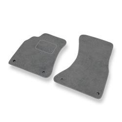 Tapis de sol velours pour Audi A4 IV B8 (2008-2015) - Premium tapis de voiture - gris - DGS Autodywan