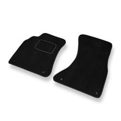 Tapis de sol velours pour Audi A4 IV B8 (2008-2015) - Premium tapis de voiture - noir - DGS Autodywan