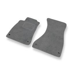 Tapis de sol velours pour Audi A5 II F5 (2016-....) - Premium tapis de voiture - gris - DGS Autodywan