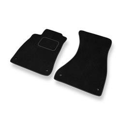 Tapis de sol velours pour Audi A5 II F5 (2016-....) - Premium tapis de voiture - noir - DGS Autodywan